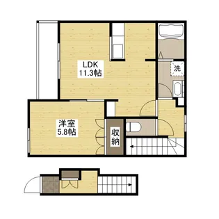 CasaPastorale【2階】の間取り