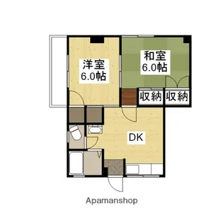 大段ビル【4階】の間取り