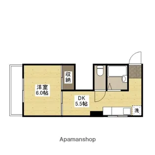 山﨑小町ビル【3階】の間取り