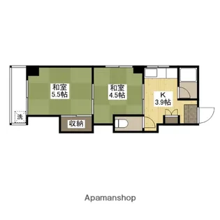 エビスヤビル【2階】の間取り