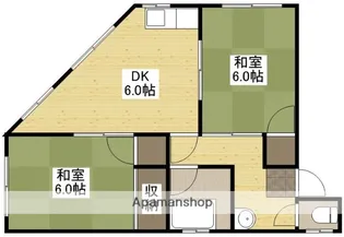 竹口ビル【4階】の間取り