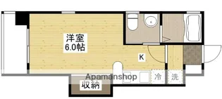 DER GLANZ.Y2松川公園前【20A号室】の間取り