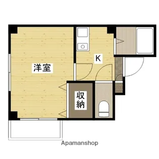 広島県広島市西区中広町2丁目【マンション】の間取り