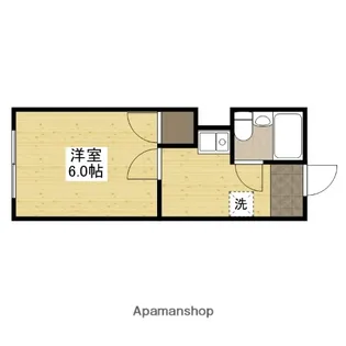 ホワイトコーポ【3階】の間取り