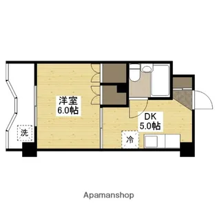 グレース中田【4階】の間取り