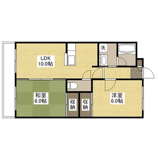 広島県広島市東区福田2丁目【マンション】の間取り