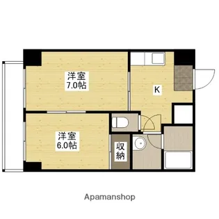 アストラムシンカワ【3階】の間取り