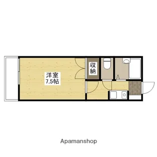広島県広島市安佐南区祇園6丁目【アパート】の間取り
