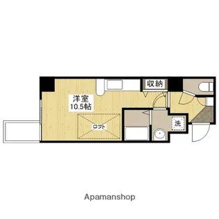 広島県広島市南区金屋町【マンション】の間取り