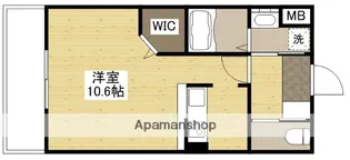 ディオーレ祇園【1階】の間取り