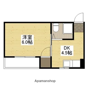戸花マンション【2階】の間取り