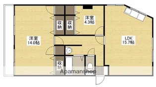 戸花マンション【5階】の間取り