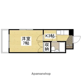 パルコープ三滝【501号室】の間取り