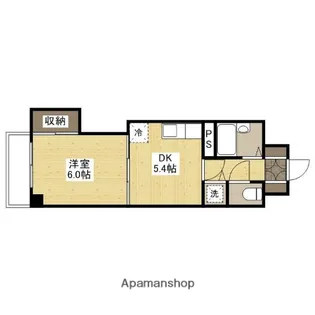 広島県広島市中区堺町1丁目【マンション】の間取り