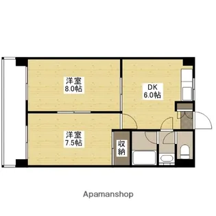 広島県広島市西区己斐上1丁目【マンション】の間取り