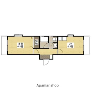 広島県広島市西区観音町【マンション】の間取り