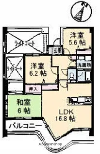 グランドメゾン戸坂中町【3階】の間取り