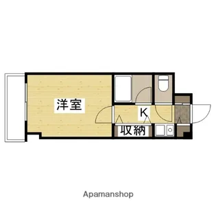 コスモハイツシバタⅡ【4階】の間取り