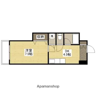 広島県広島市西区中広町2丁目【マンション】の間取り