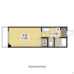 ロゼッタ石本【4階】の間取り