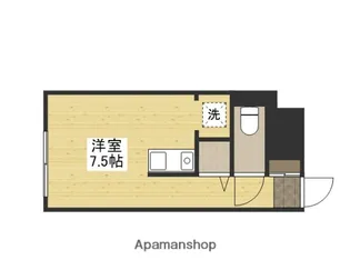 パールマンション万代橋【5階】の間取り