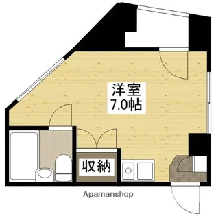 広島県広島市西区観音町【マンション】の間取り