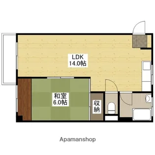 上竹ビル【5階】の間取り