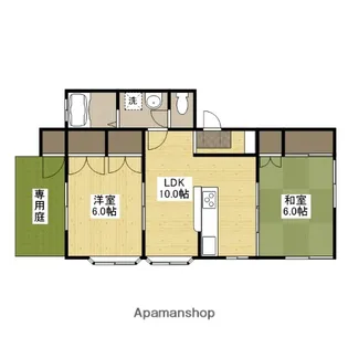 広島県広島市安佐南区山本4丁目【アパート】の間取り