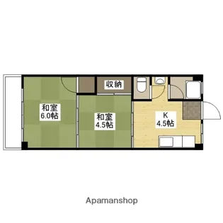 倉本ビル【3階】の間取り