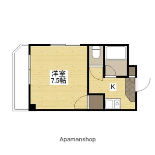 第3ヤマモトビル【3階】の間取り