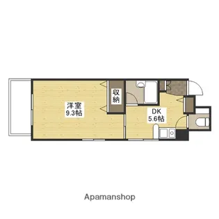 エスコモド16【3階】の間取り