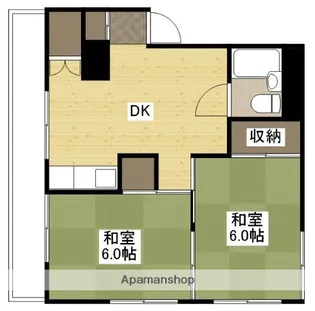広島県広島市南区宇品御幸3丁目【マンション】の間取り