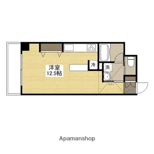 XーSELLヒラモト平和大通り【601NG号室】の間取り