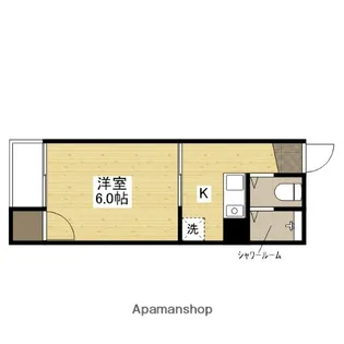 広島県広島市安佐南区山本1丁目【マンション】の間取り