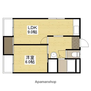 コーポマルタ【3階】の間取り