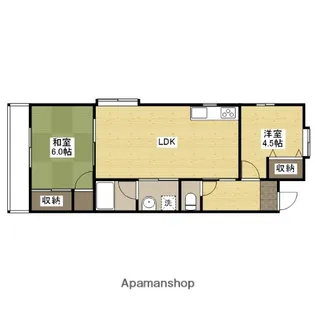 広島県広島市安佐北区可部南5丁目【マンション】の間取り