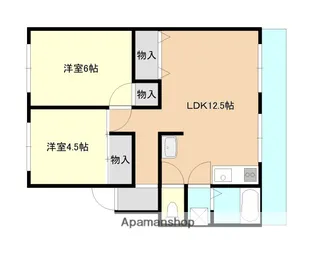 広島県広島市安佐南区西原8丁目【マンション】の間取り