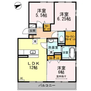 蒼空【3階】の間取り