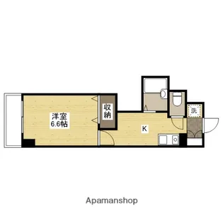 横田第二ビル【3階】の間取り