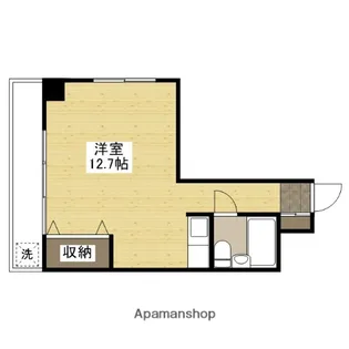 ハイツ大下【4階】の間取り