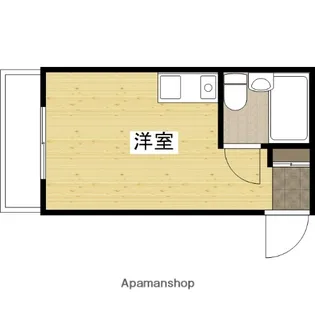 ポエム庚午【4階】の間取り
