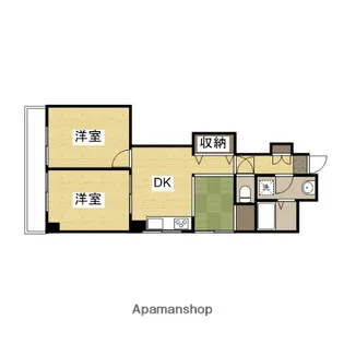 ロッコーマンション駅前通り【6階】の間取り