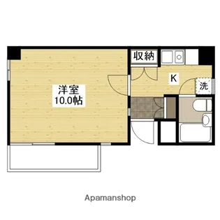 ロッコーマンション駅前通り【4階】の間取り