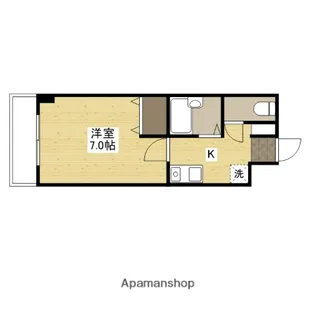 エスポアール楠木【3階】の間取り