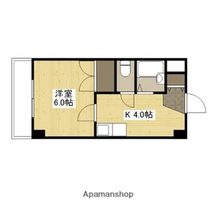 コーポエコード【4階】の間取り