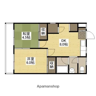 広島県広島市安佐南区長束5丁目【マンション】の間取り