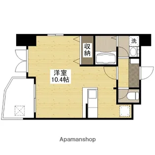 広島県広島市中区本川町1丁目【マンション】の間取り