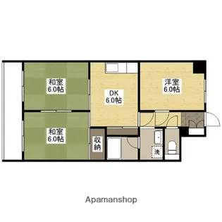 新中広ビル【7階】の間取り
