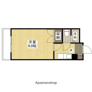 西本ビル【4階】の間取り