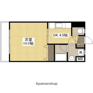 松尾ビル皆実【3階】の間取り